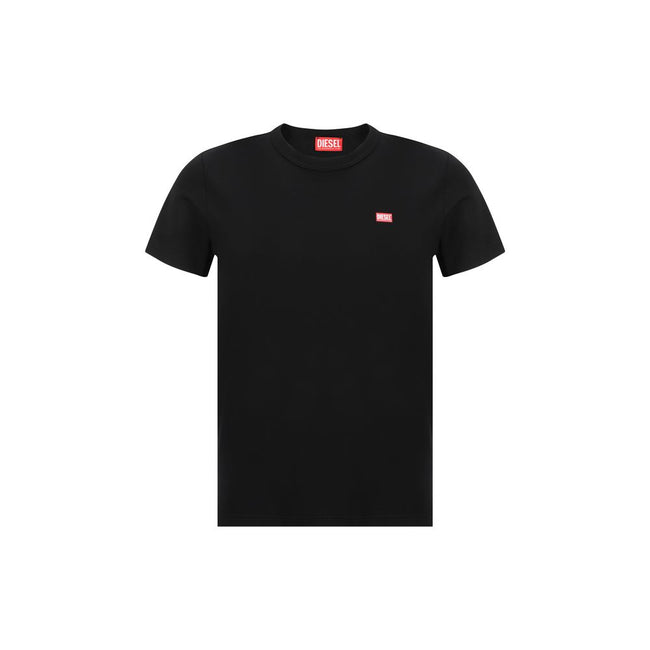 Diesel Black Cotton T-Shirt Diesel