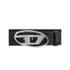 Diesel Black Calf Leather Bos Taurus Regular Belt Diesel