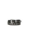 Etro Black Calf Leather Bos Taurus Regular Belt Etro