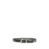 Etro Black Calf Leather Bos Taurus Regular Belt Etro