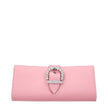 Jimmy Choo Pink Satin Clutch Bags Jimmy Choo