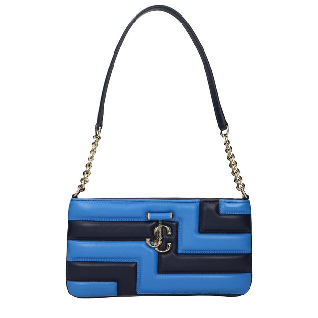 Jimmy Choo Blue Leather Shoulder Bags Jimmy Choo