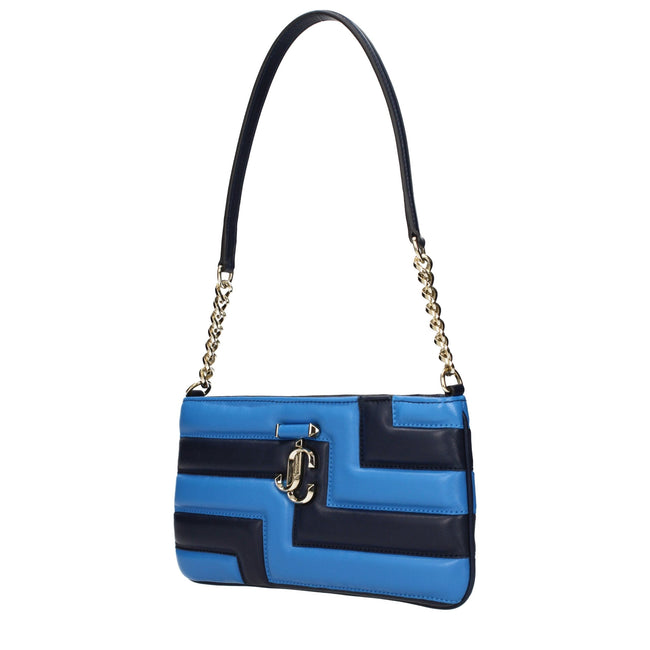 Jimmy Choo Blue Leather Shoulder Bags Jimmy Choo