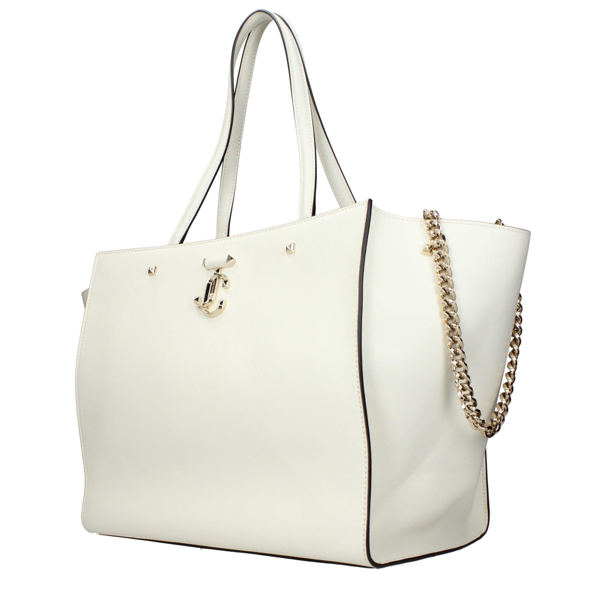 Jimmy Choo White Leather Shoulder Bags Jimmy Choo