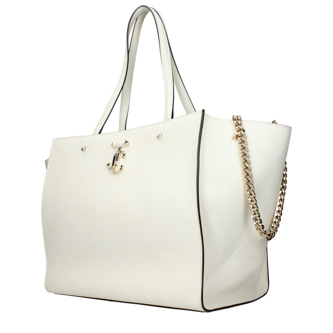 Jimmy Choo White Leather Shoulder Bags Jimmy Choo