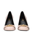 Versace Pink Leather High Heel Pumps