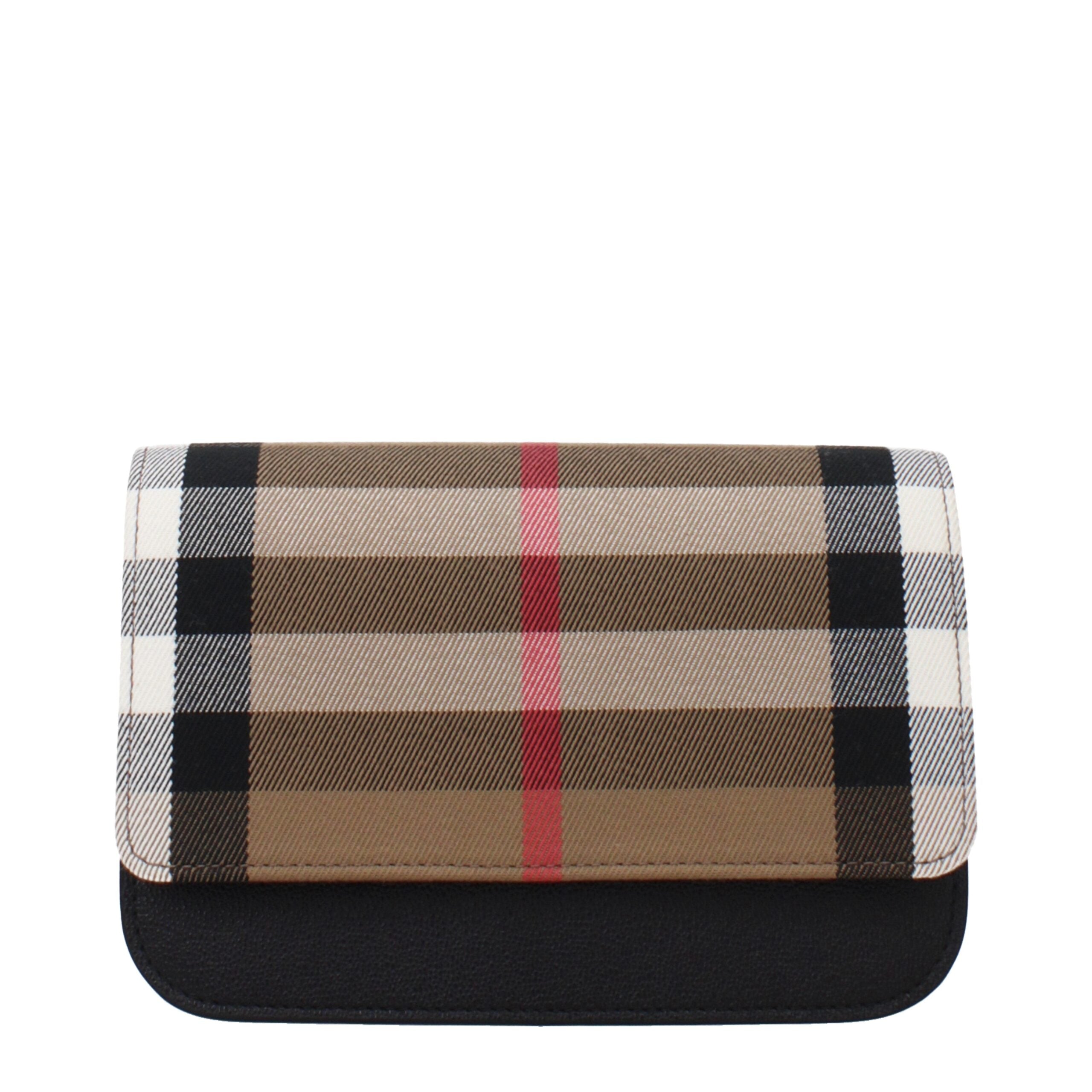 Burberry Beige Fabric Clutch Bag Burberry