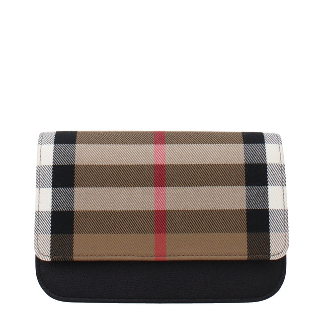 Burberry Beige Fabric Clutch Bag Burberry