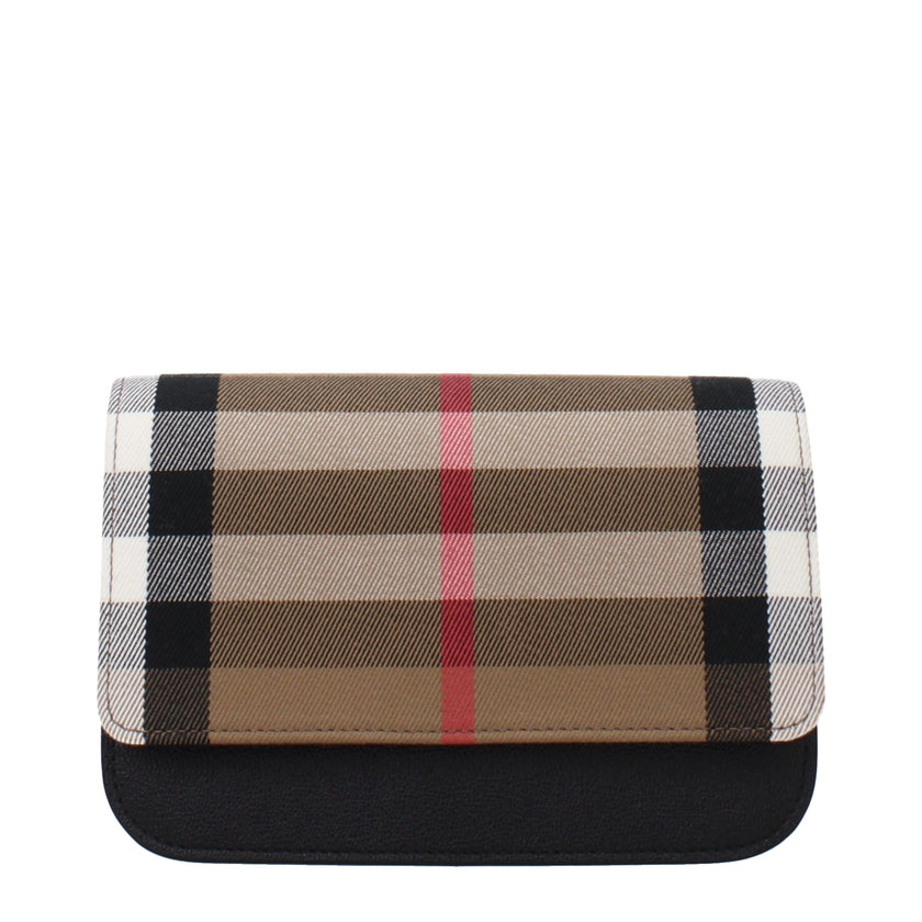 Burberry Beige Fabric Clutch Bag Burberry