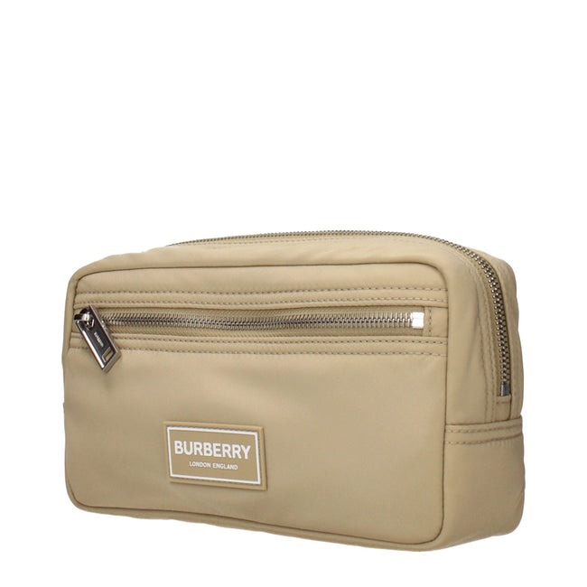 Burberry Beige Nylon Clutch Bag Burberry