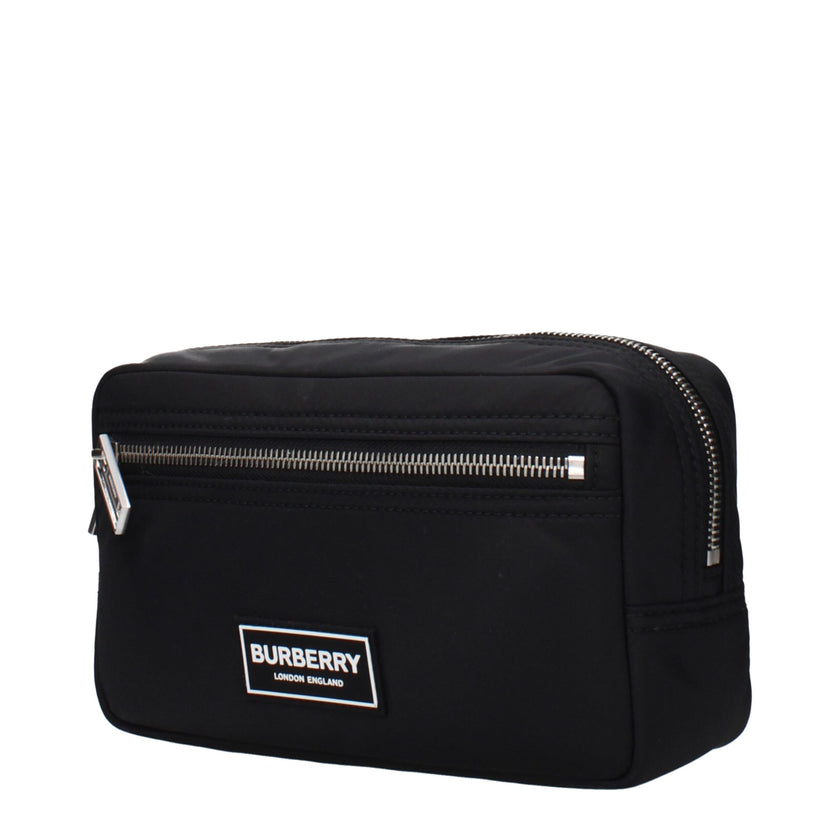 Burberry Black Nylon Clutch Bag Burberry