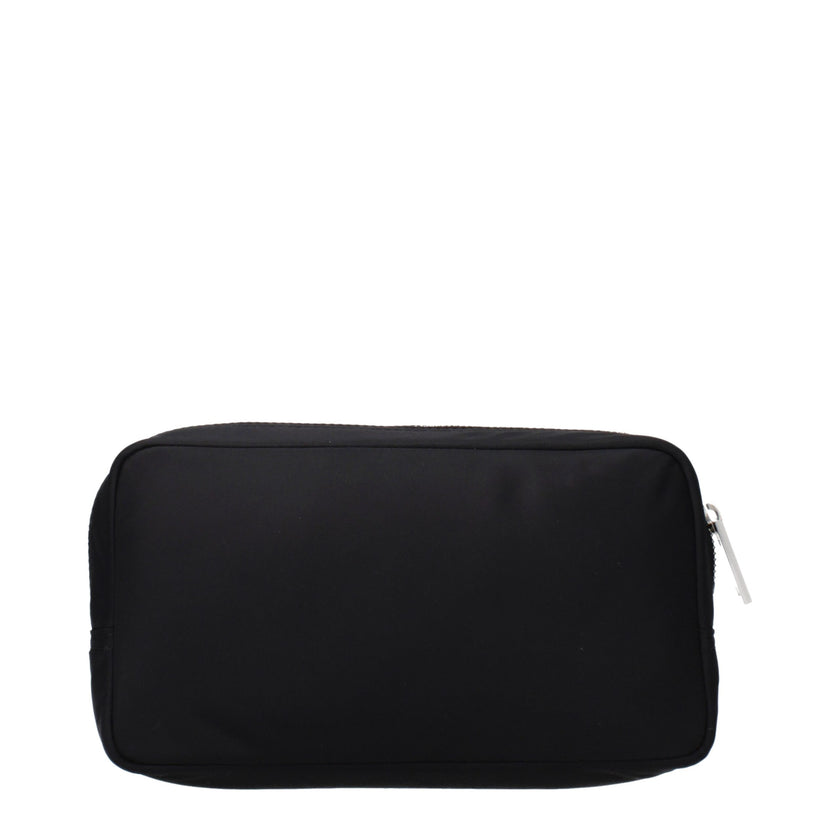 Burberry Black Nylon Clutch Bag Burberry