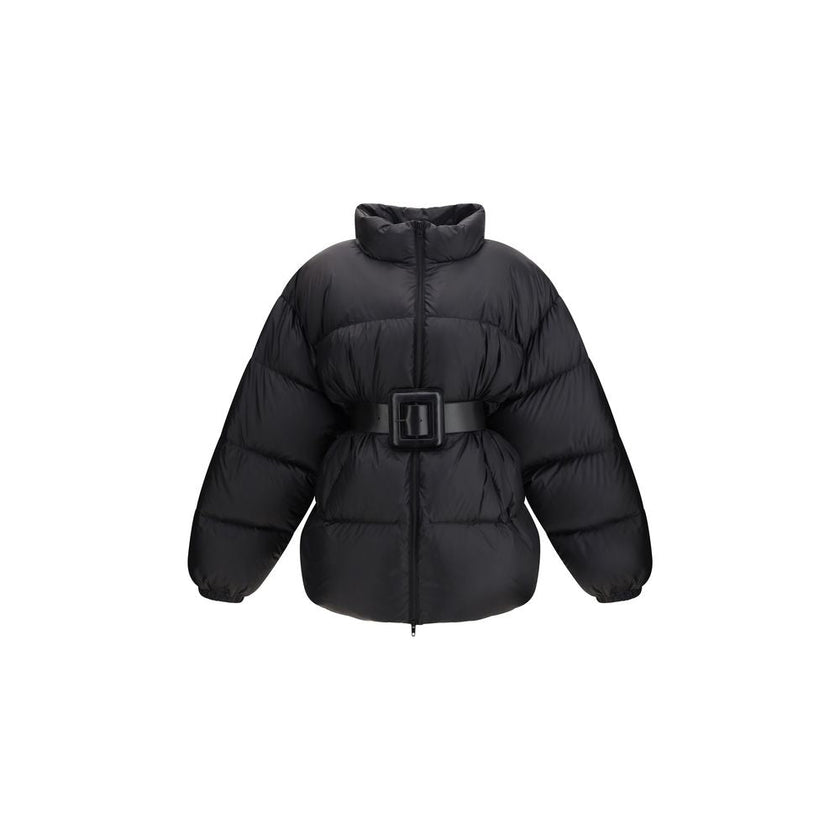 Balenciaga Black Polyamide Jackets And Coat Balenciaga
