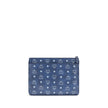 MCM Blue Polyethylene Clutch Bag MCM