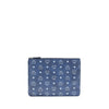 MCM Blue Polyethylene Clutch Bag MCM