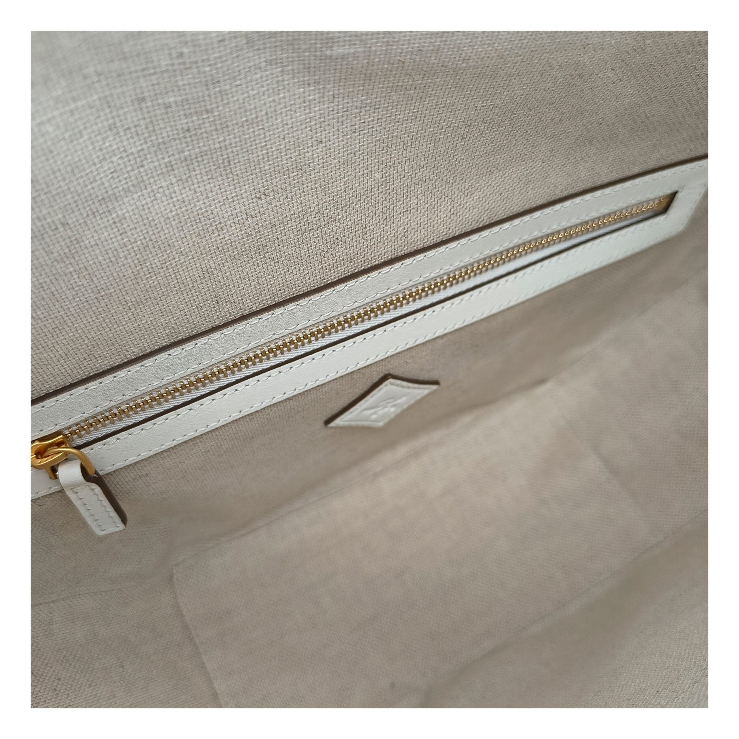 MCM Beige Raffia Shoulder Bag MCM