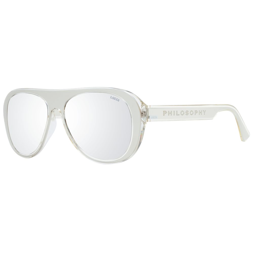 Lozza Silver Acetate & Plastic Sunglasses Lozza