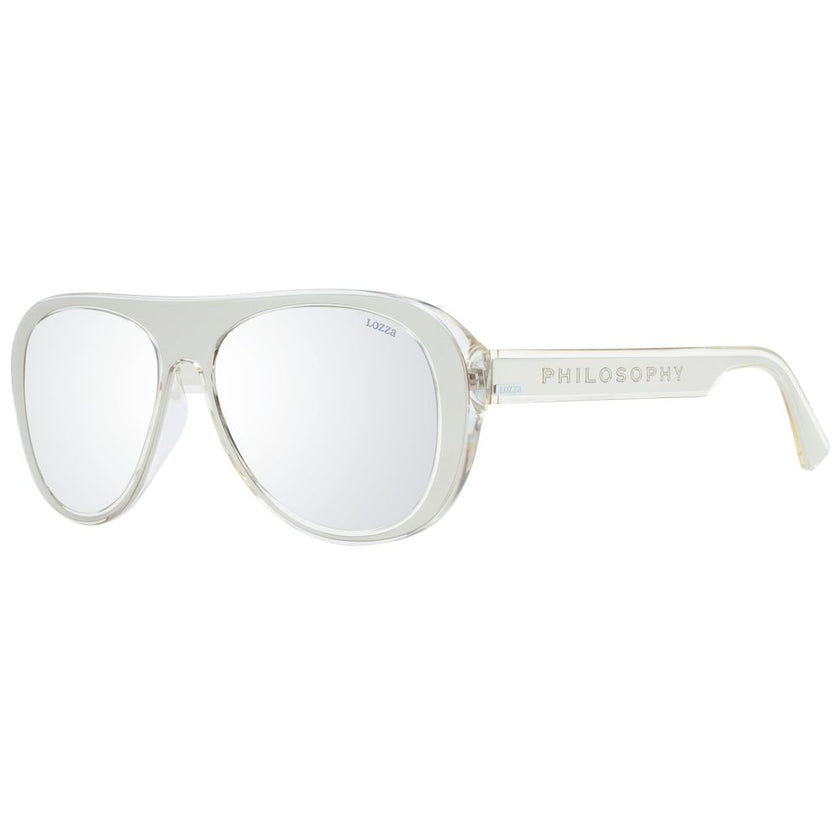 Lozza Silver Acetate & Plastic Sunglasses Lozza