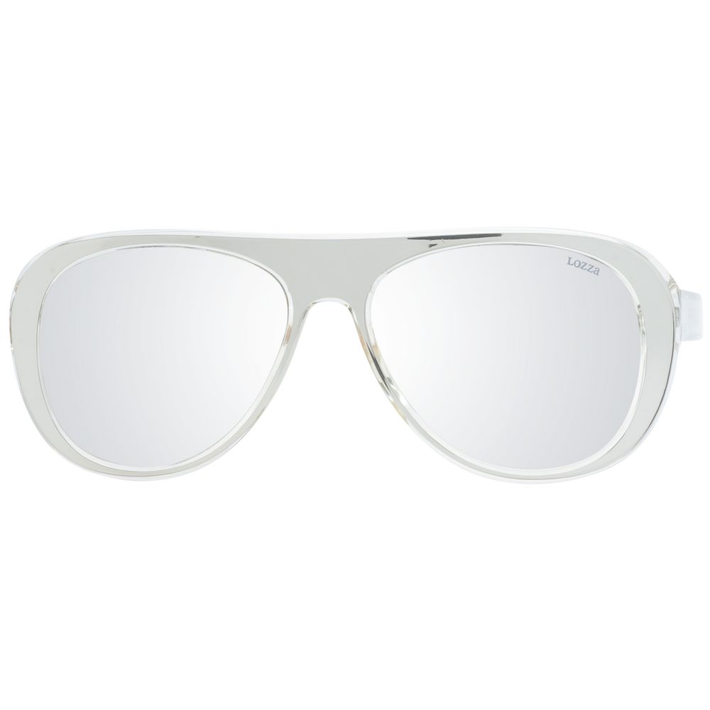 Lozza Silver Acetate & Plastic Sunglasses Lozza