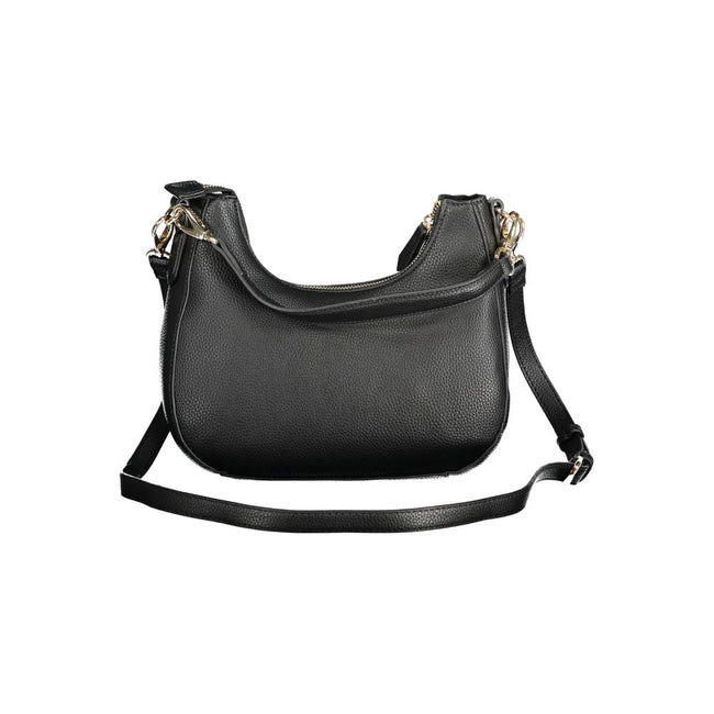 Mario Valentino Black Polyurethane Women Handbag Mario Valentino