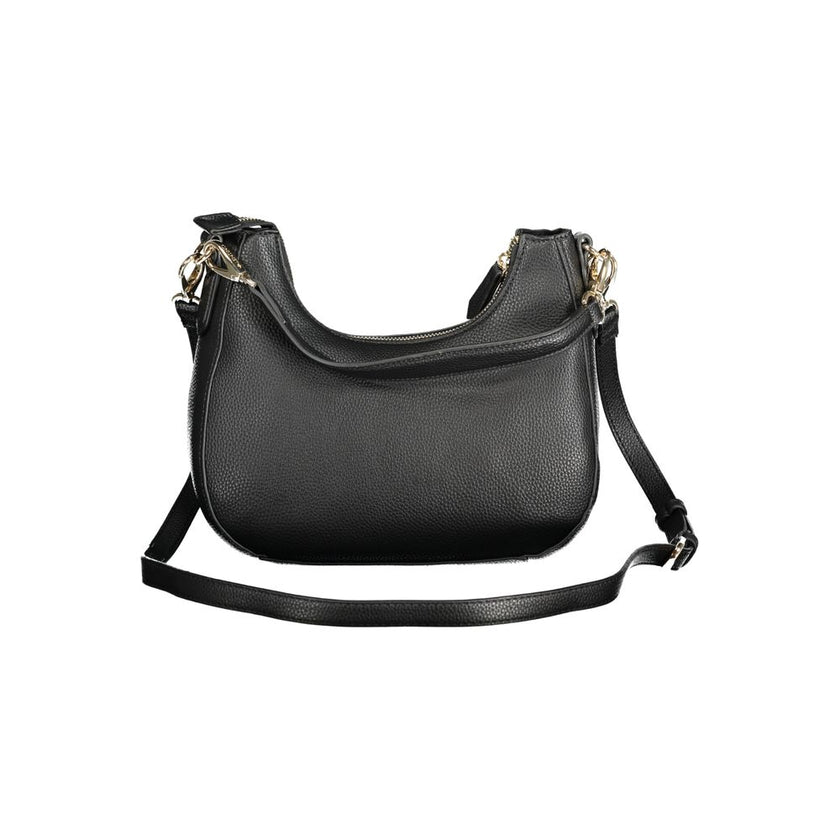 Mario Valentino Black Polyurethane Women Handbag Mario Valentino