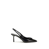 Prada Black Leather High Heel Pumps Prada