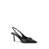 Prada Black Leather High Heel Pumps Prada