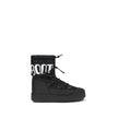 Moon Boot Black Nylon Lace-Up Boots Moon Boot