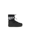 Moon Boot Black Nylon Lace-Up Boots Moon Boot