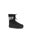 Moon Boot Black Nylon Lace-Up Boots Moon Boot