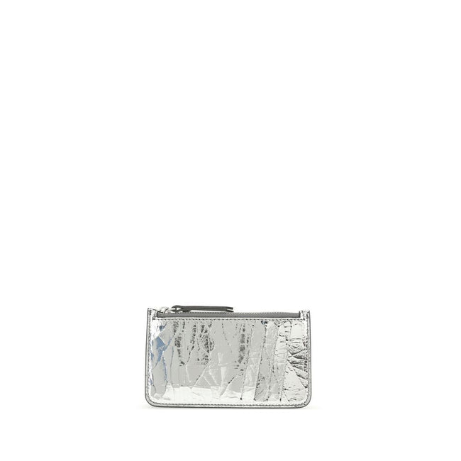 Margiela Silver Calf Leather Bos Taurus Wallet Margiela