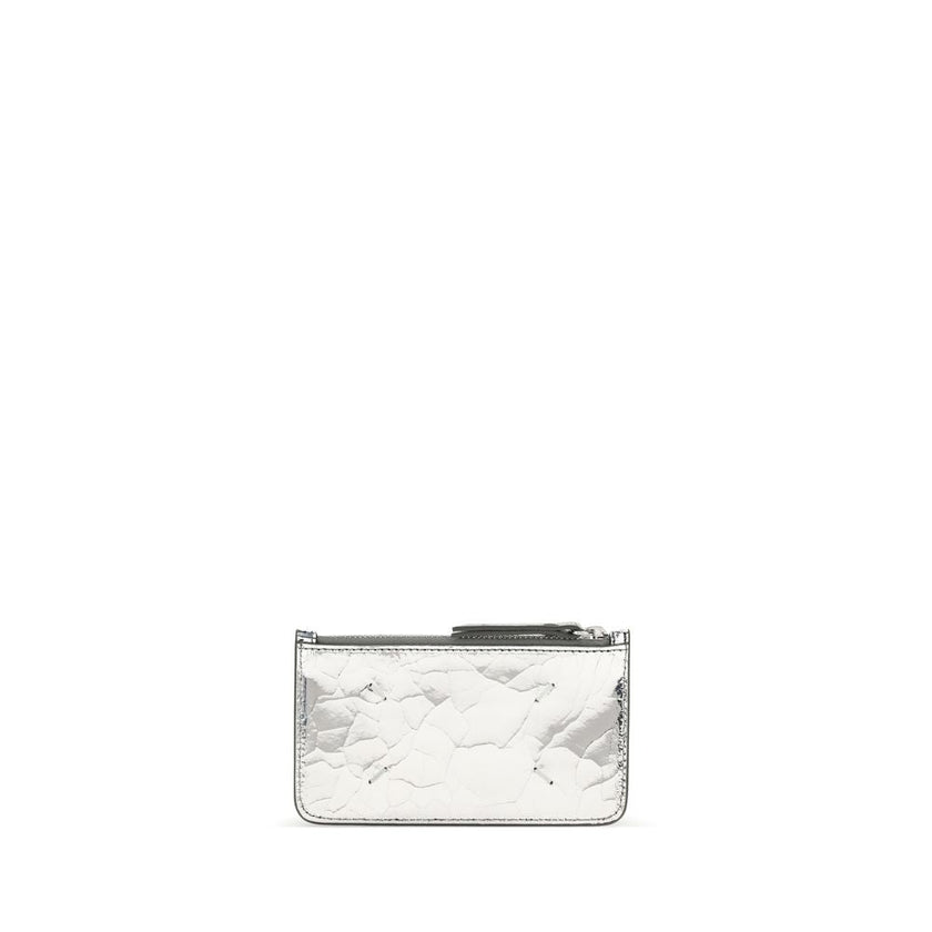 Margiela Silver Calf Leather Bos Taurus Wallet Margiela