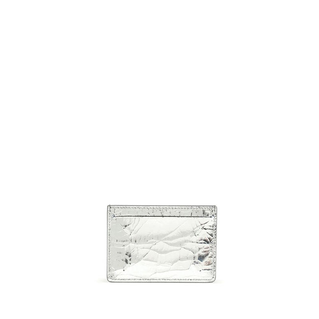 Margiela Silver Leather Wallet Margiela