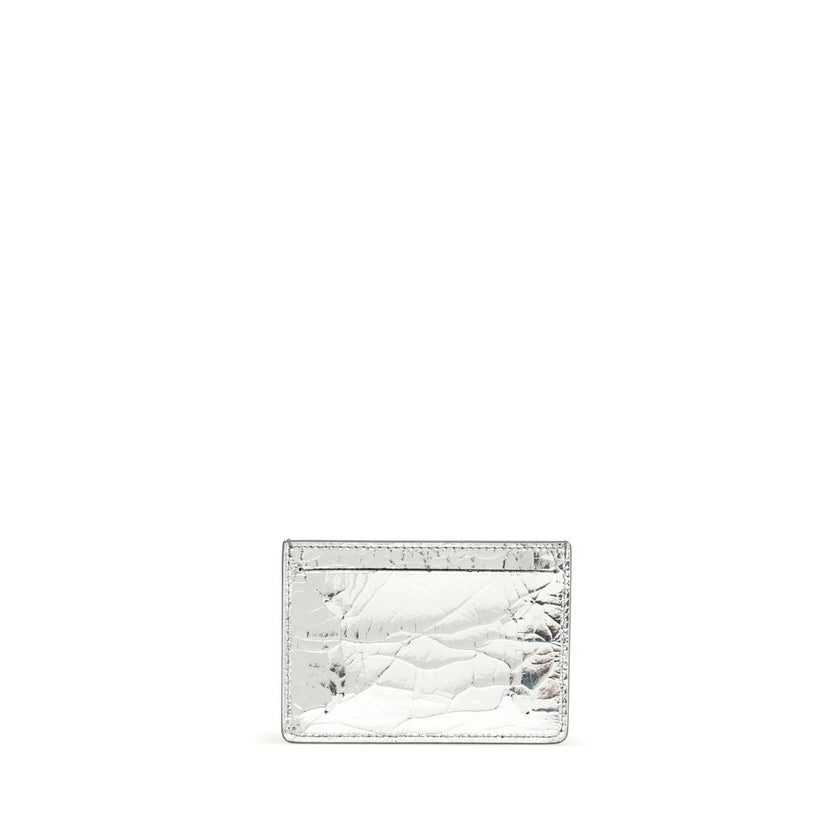 Margiela Silver Leather Wallet Margiela