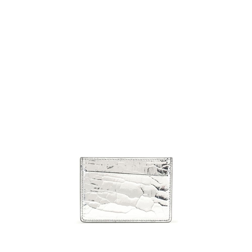 Margiela Silver Leather Wallet Margiela