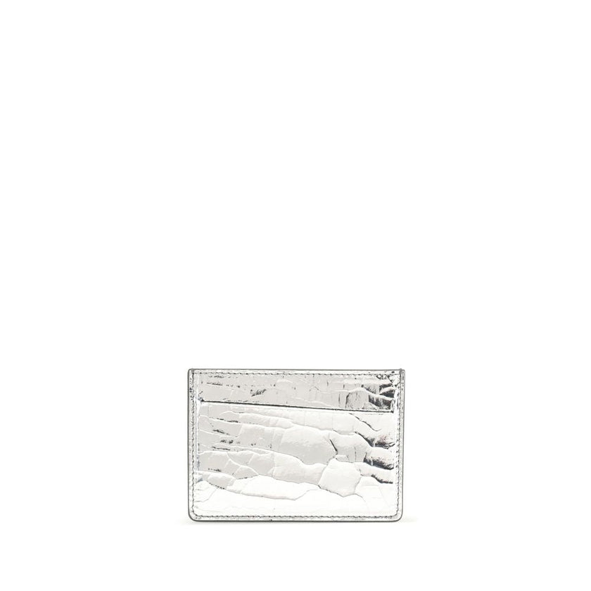Margiela Silver Leather Wallet Margiela