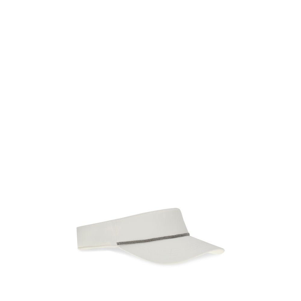 Brunello Cucinelli White Polyester Cap (Baseball Hat) Brunello Cucinelli