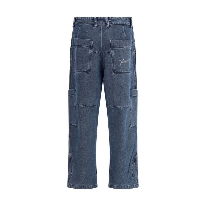 Jacquemus Blue Cotton Jeans Denim Jacquemus
