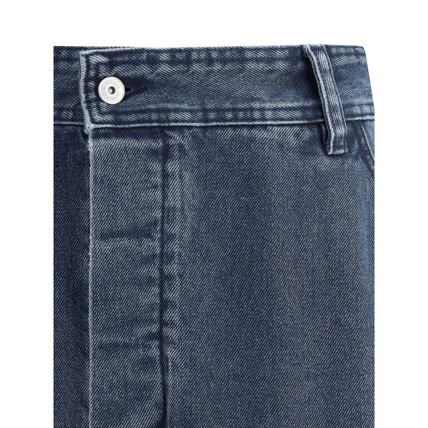 Jacquemus Blue Cotton Jeans Denim Jacquemus