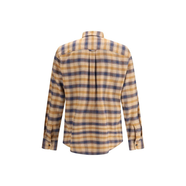 Brioni Multicolor Denim Shirt Brioni