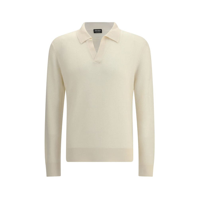 ZEGNA White Cashmere Shirt ZEGNA