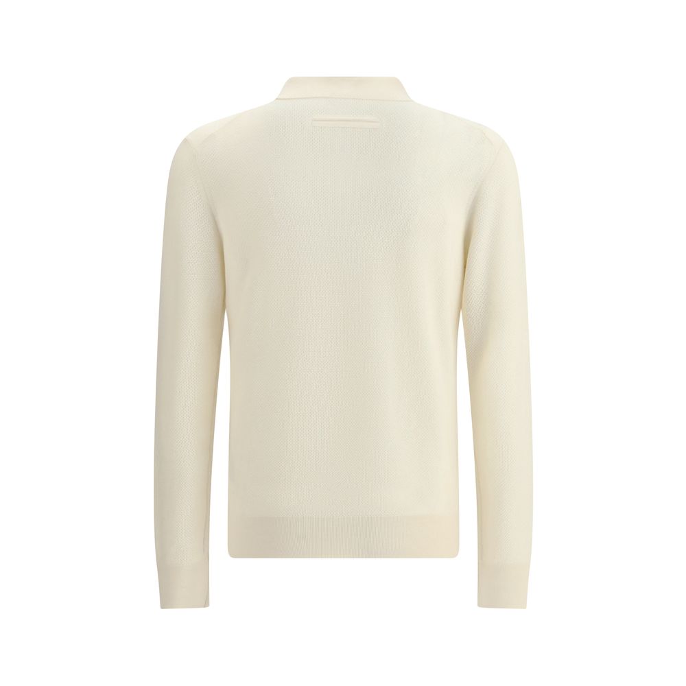ZEGNA White Cashmere Shirt ZEGNA