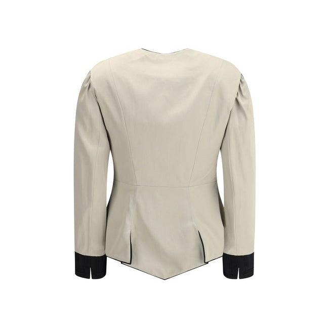 Chloé Silver Silk Coat Chloé