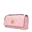Versace Pink Fabric Shoulder Bag