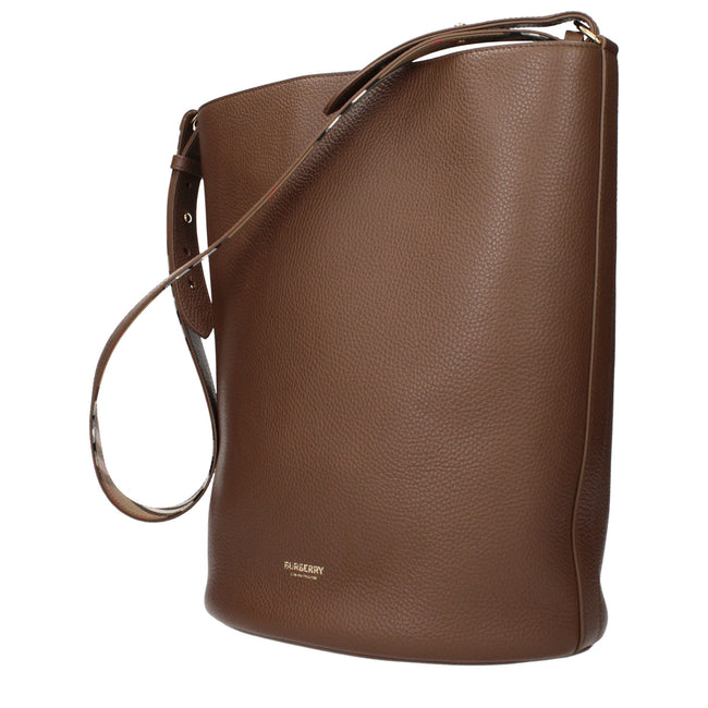 Burberry Brown Leather Handbag Burberry
