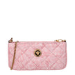 Versace Pink Fabric Crossbody Bag