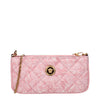 Versace Pink Fabric Crossbody Bag