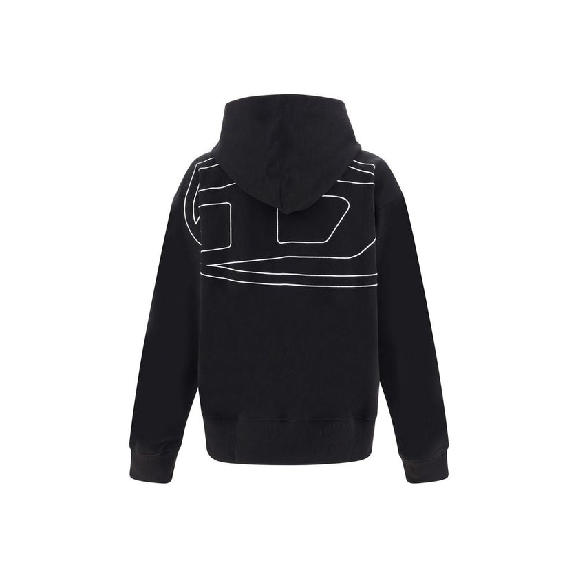 Diesel Black Elastane Sweatshirt Diesel