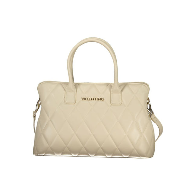 Mario Valentino Beige Polyurethane Women Handbag Mario Valentino