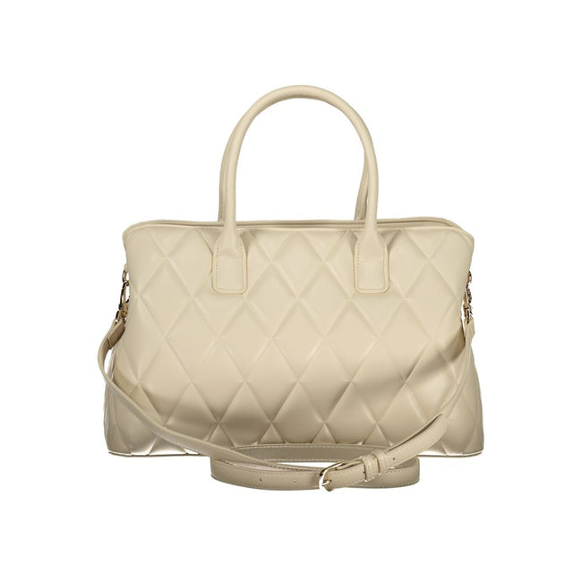 Mario Valentino Beige Polyurethane Women Handbag Mario Valentino